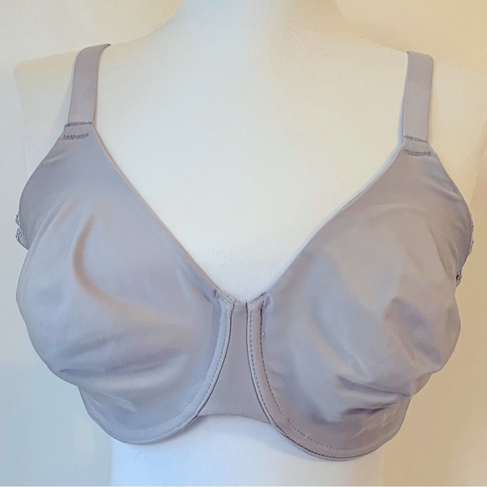 Wacoal Bra 855338
Ultimate Side Smoother
Underwire Gray/Lavender Hue Size
36DD